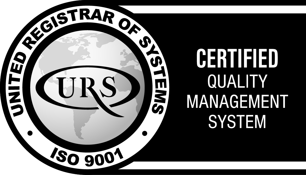 Logo certyfikatu URS – ISO 9001, Certified Quality Management System